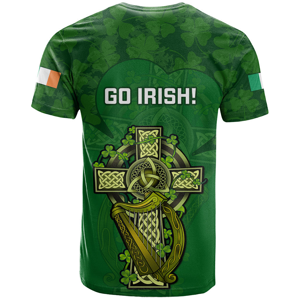 Ireland Rugby T Shirt 2023 Word Cup Celtic Cross Go Champions Irish