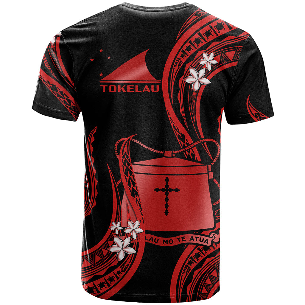Tokelau T Shirt Tokelauan Tatau With Badge Red