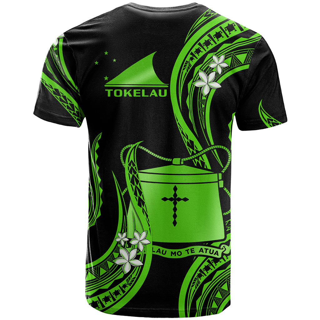 Tokelau T Shirt Tokelauan Tatau With Badge Green