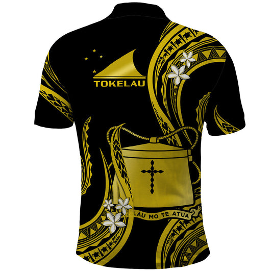 Tokelau Polo Shirt Tokelauan Tatau With Badge Yellow