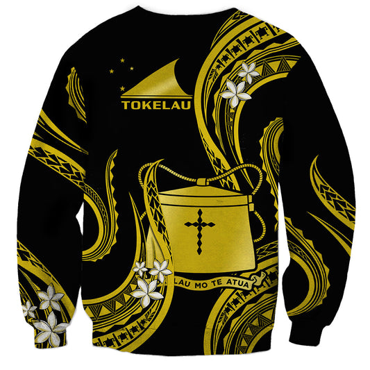 Tokelau Sweatshirt Tokelauan Tatau With Badge Yellow