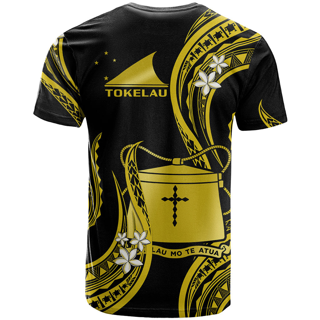 Tokelau T Shirt Tokelauan Tatau With Badge Yellow