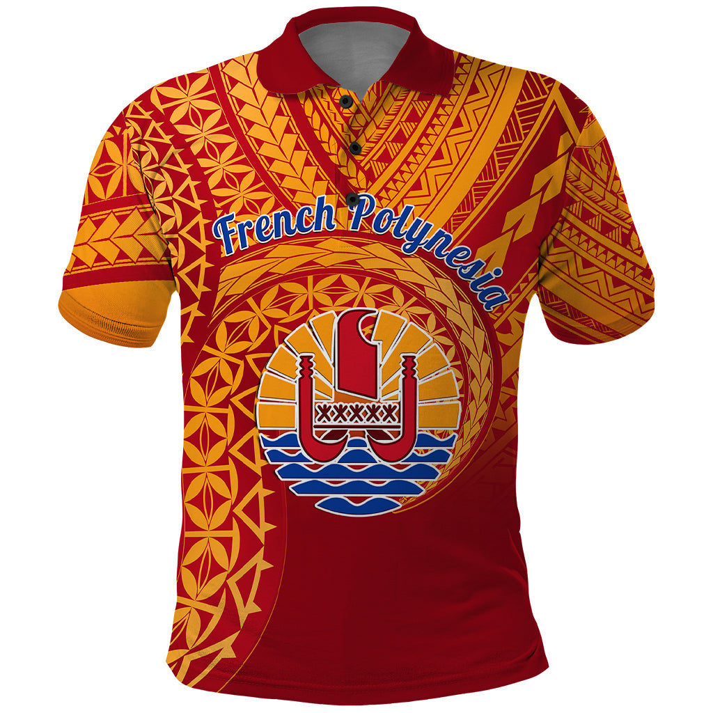 French Polynesia Polo Shirt Happy Internal Autonomy Day