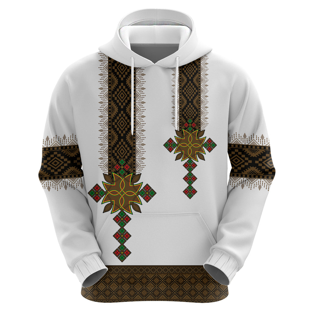 Ethiopia Hoodie Ethiopian Tilet With African Pattern Ver.01