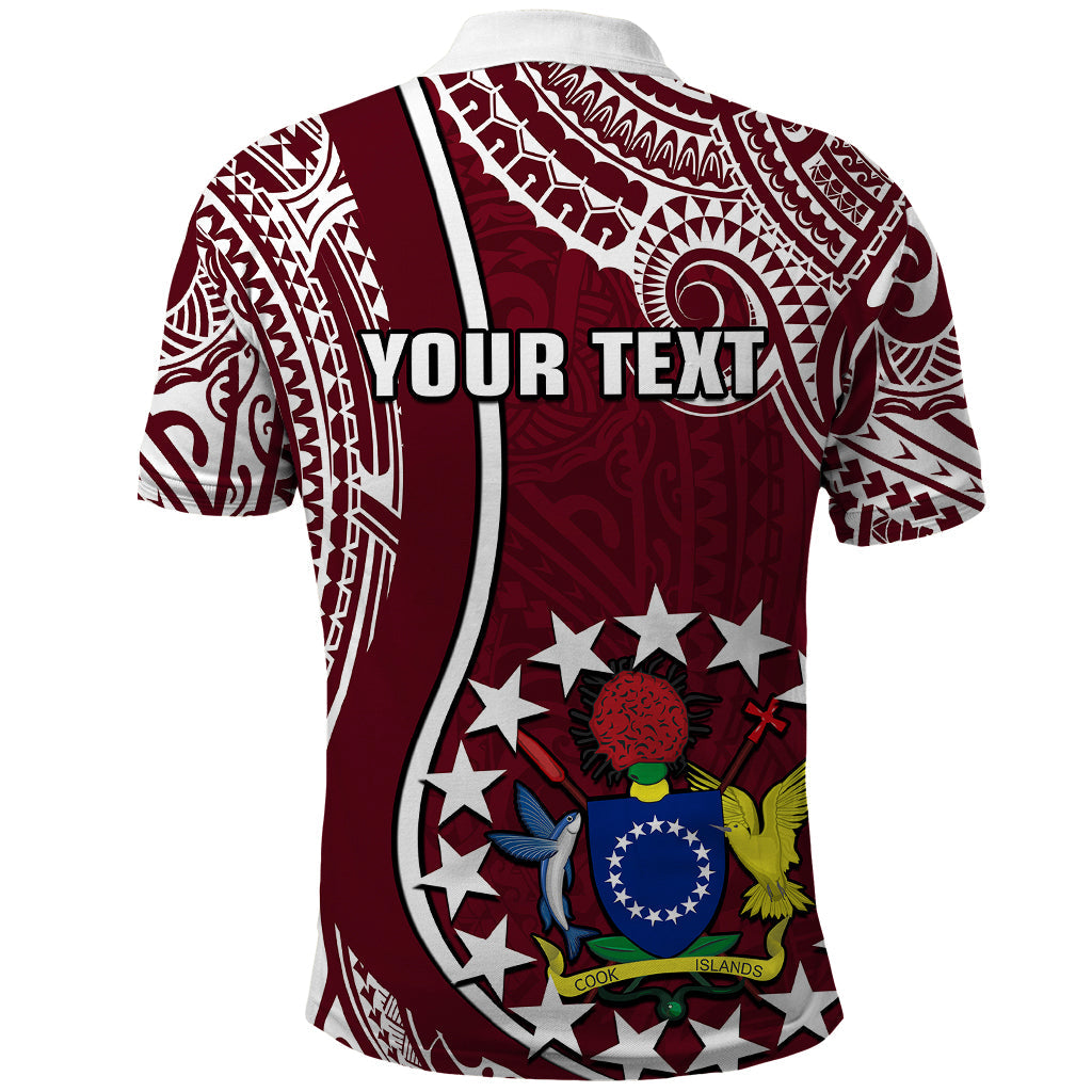 Personalised June 15 Mangaia Gospel Day Mangaia Cook Islands Polo Shirt Maroon Version