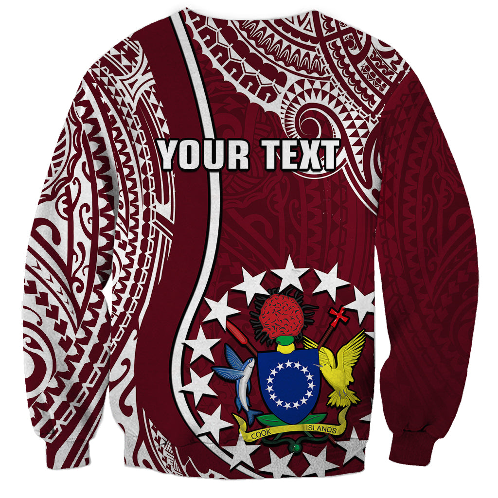 Personalised June 15 Mangaia Gospel Day Mangaia Cook Islands Sweatshirt Maroon Version