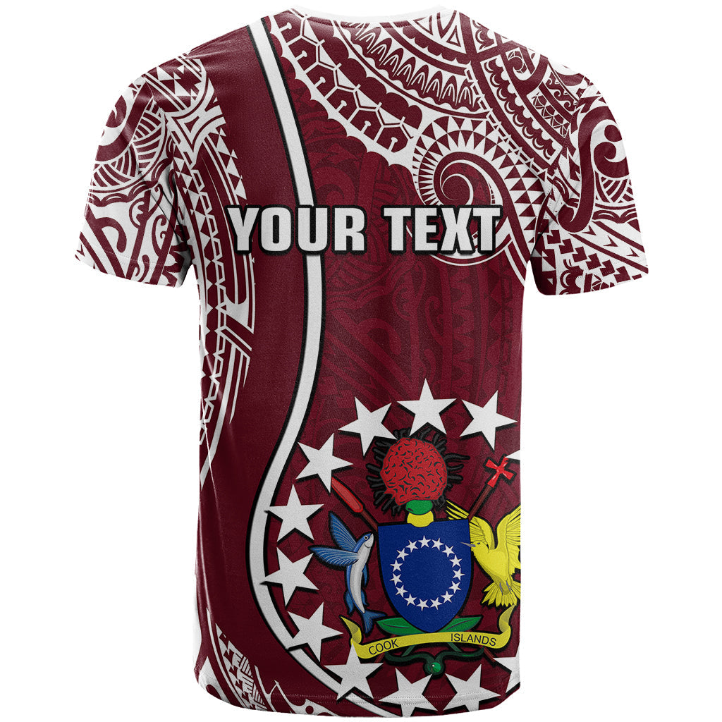 Personalised June 15 Mangaia Gospel Day Mangaia Cook Islands T Shirt Maroon Version