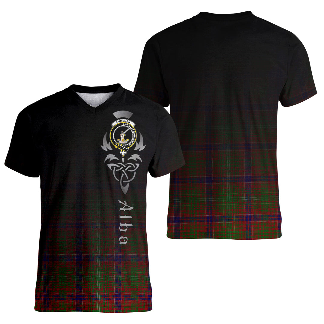 Printivon Lumsden Tartan Crest Alba Celtic T Shirt