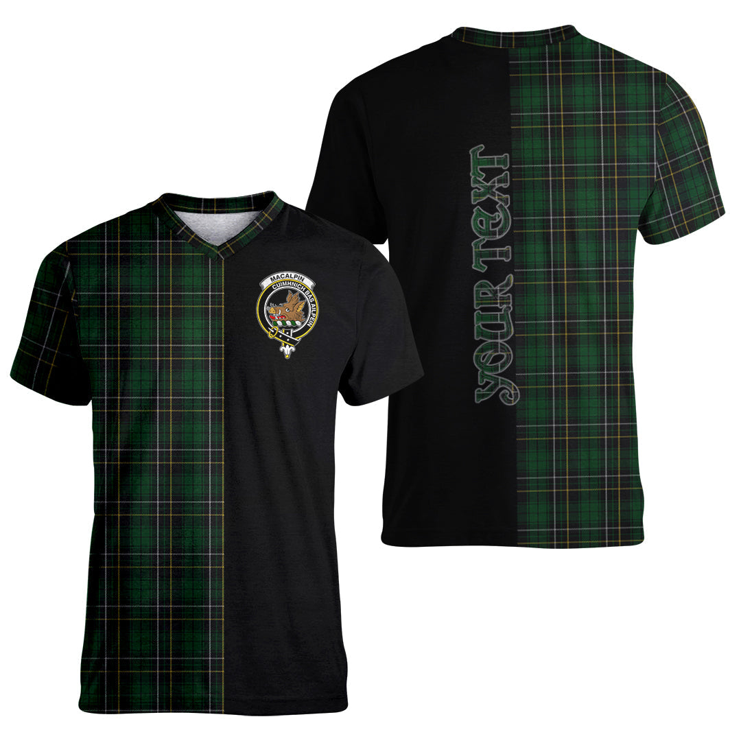 Printivon MacAlpin Tartan Personalize Half T shirt