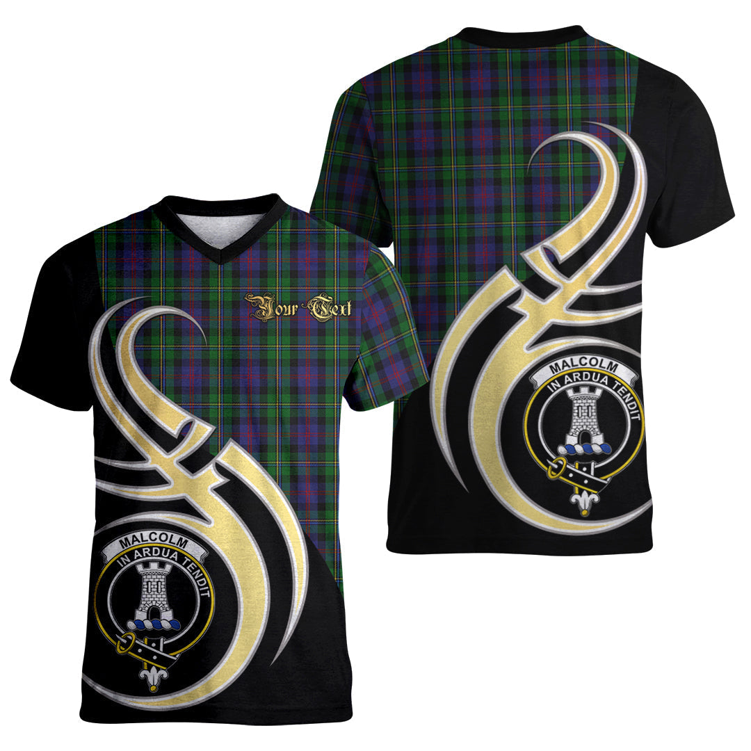 Printivon MacCallum Tartan Crest Believe In Me T Shirt