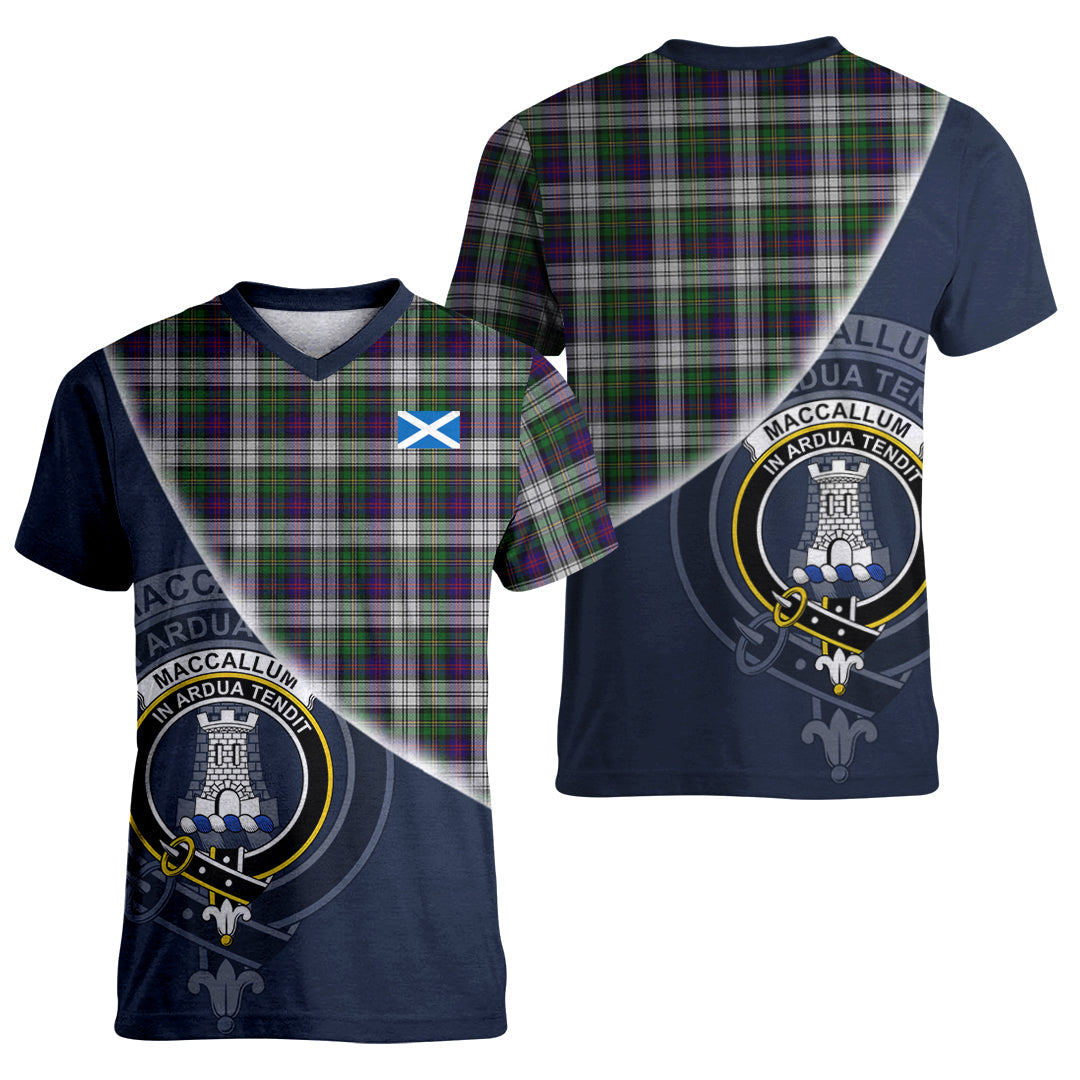 Printivon MacCallum Dress Tartan Scottish Crest T Shirt
