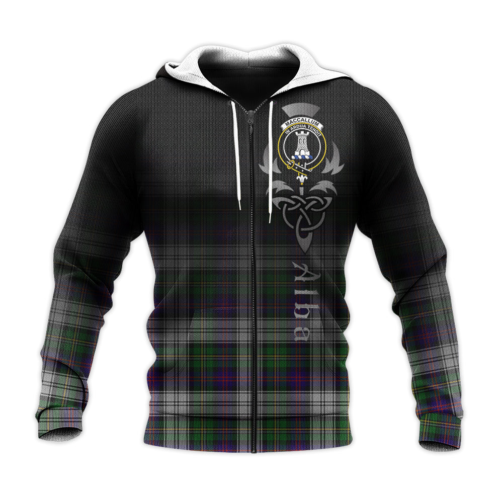 Printivon Maccallum Dress Tartan Crest Alba Celtic Hoodie