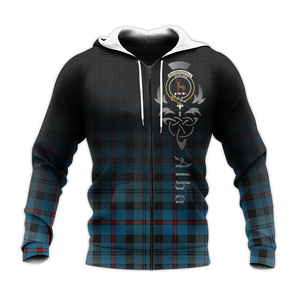 Printivon Maccorquodale Tartan Crest Alba Celtic Hoodie