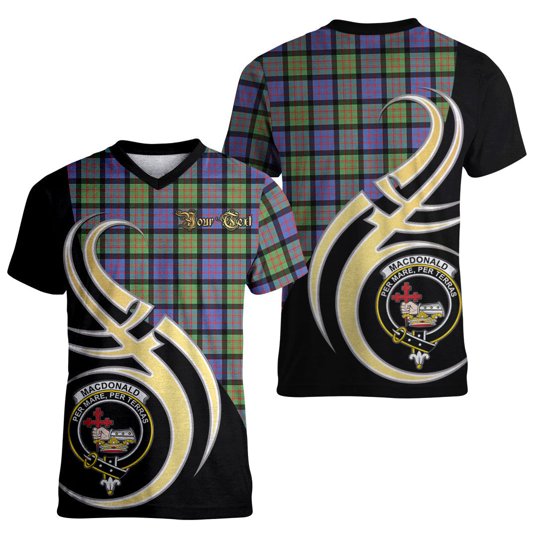 Printivon MacDonald Ancient Tartan Crest Believe In Me T Shirt