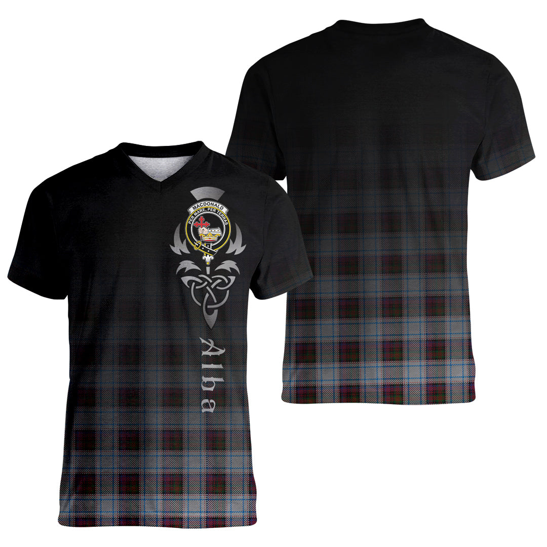Printivon MacDonald Dress Ancient Tartan Crest Alba Celtic T Shirt