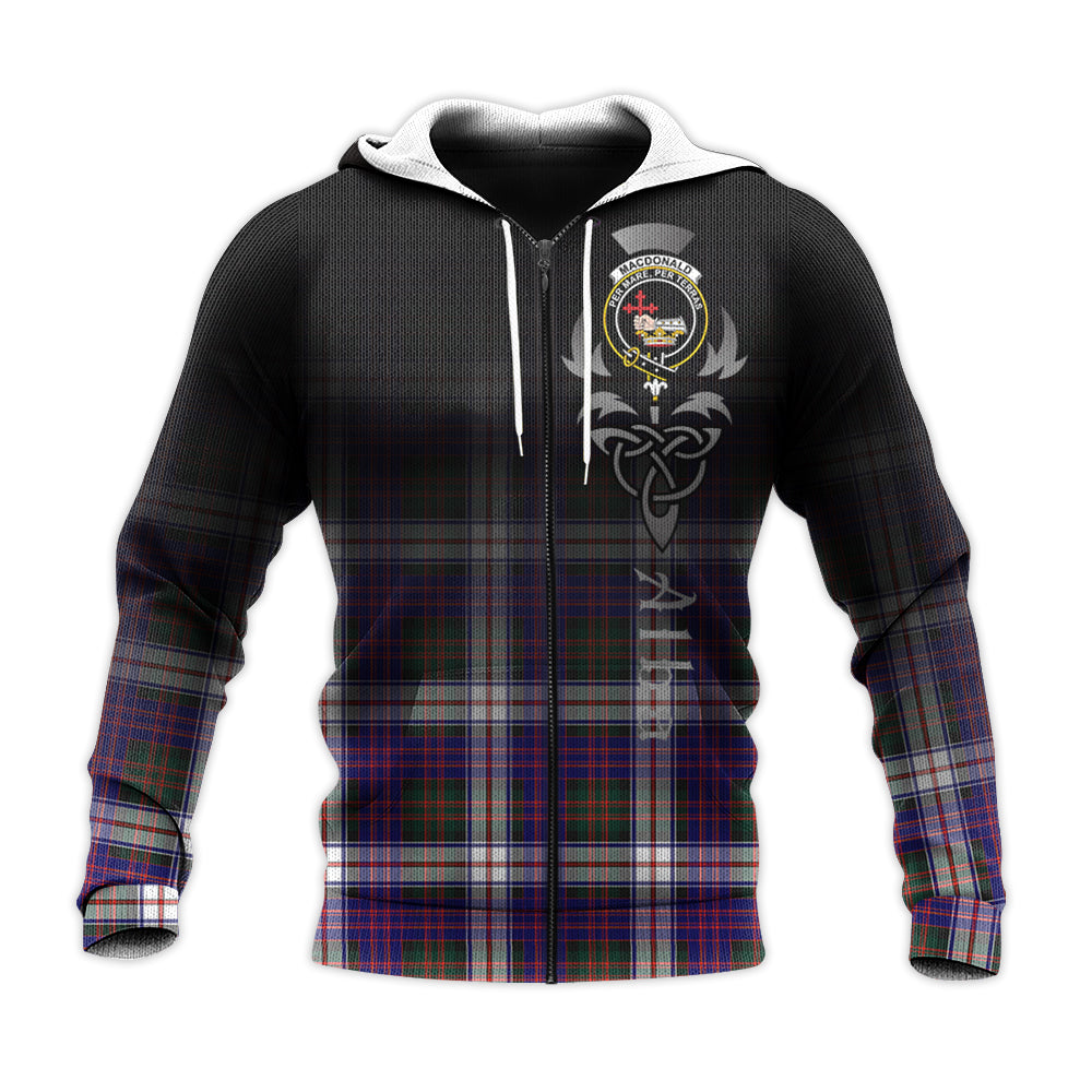 Printivon Macdonald Dress Modern Tartan Crest Alba Celtic Hoodie