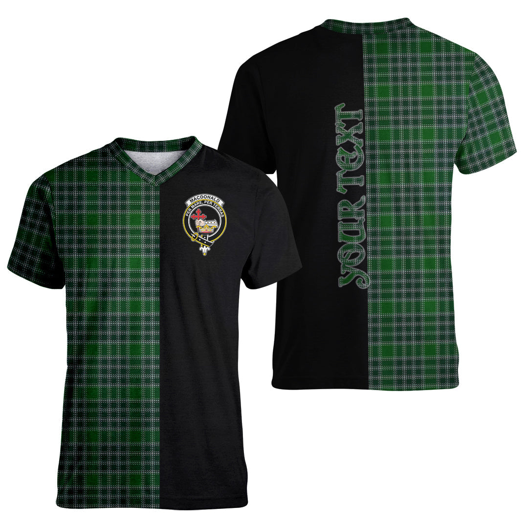 Printivon MacDonald Lord of the Isles Hunting Tartan Personalize Half T shirt