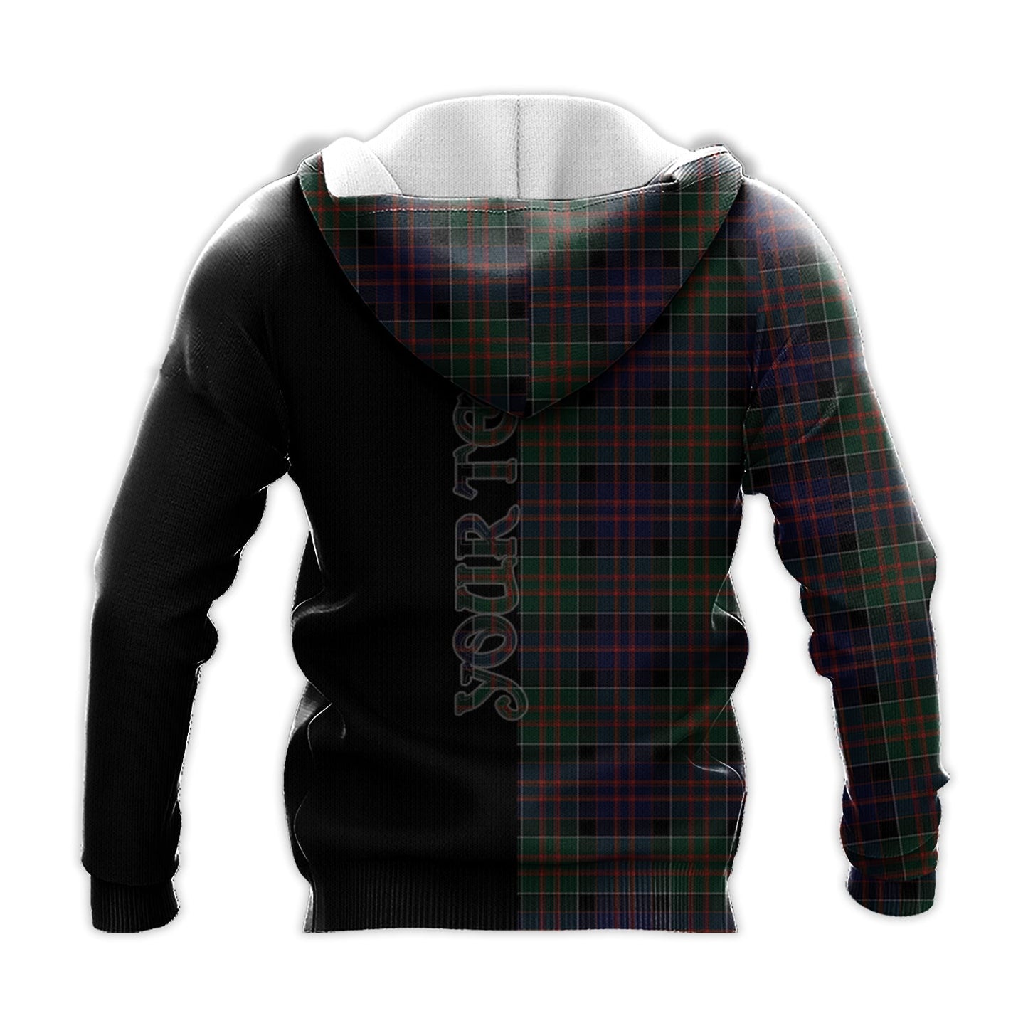 Printivon Macdonald Of Clanranald Tartan Personalize Half Hoodie