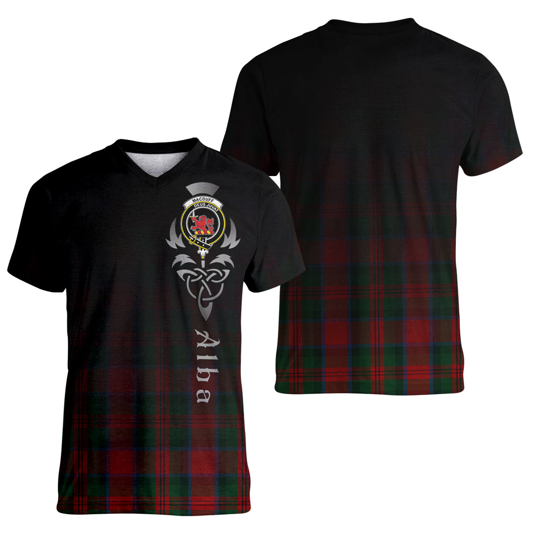 Printivon MacDuff Tartan Crest Alba Celtic T Shirt