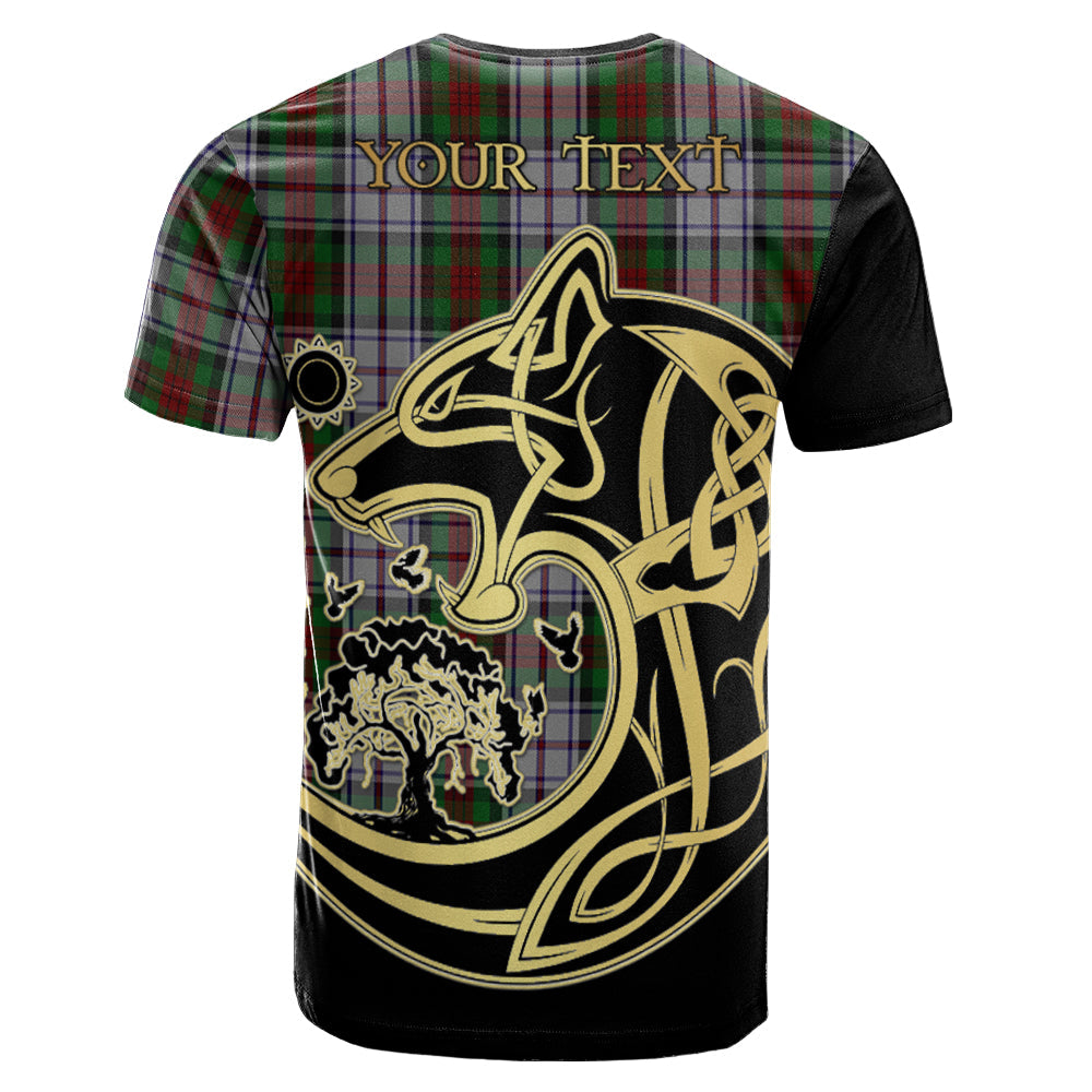 Printivon MacDuff Dress Crest Celtic Wolf Tartan T Shirt Custom Your Text