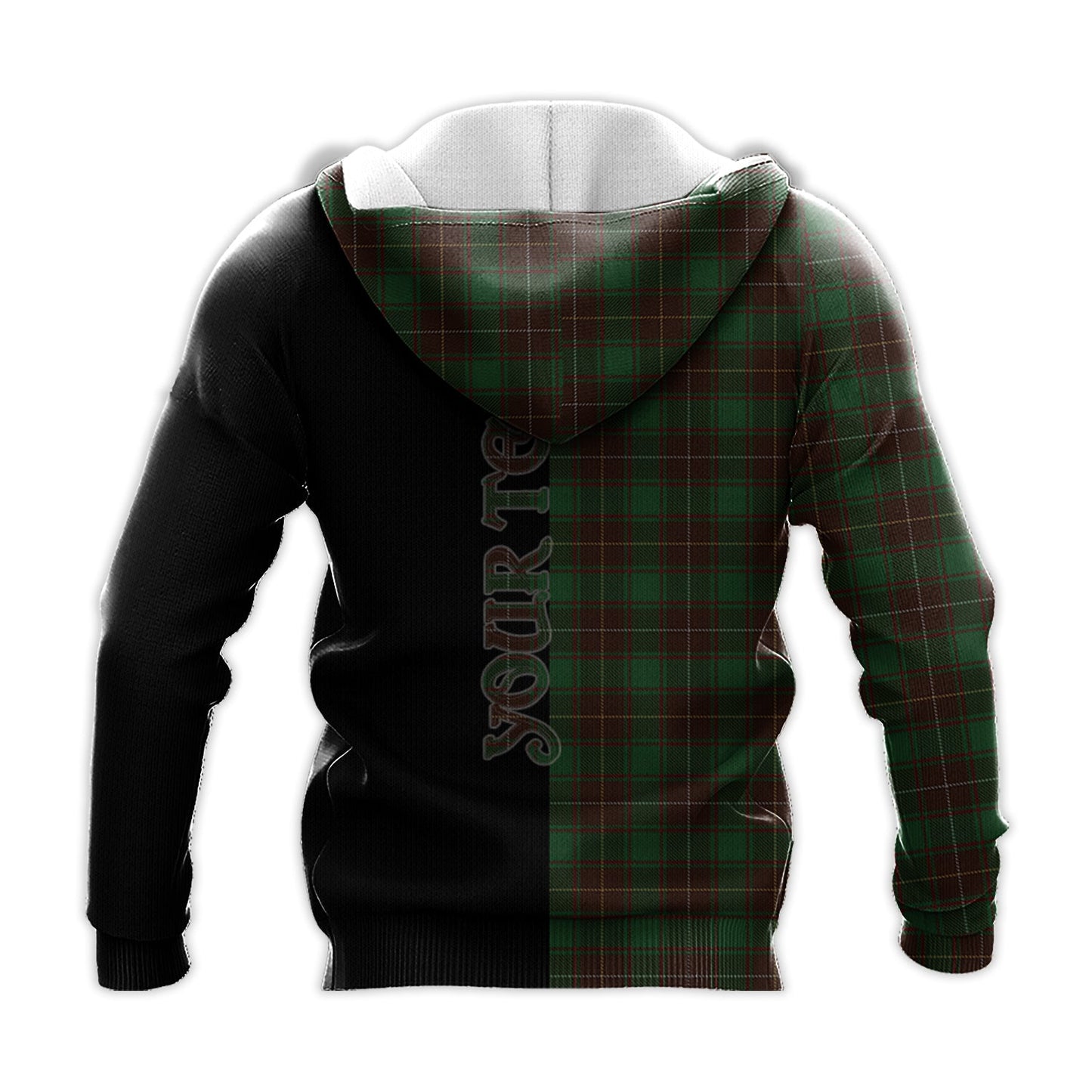 Printivon Macfie Hunting Tartan Personalize Half Hoodie