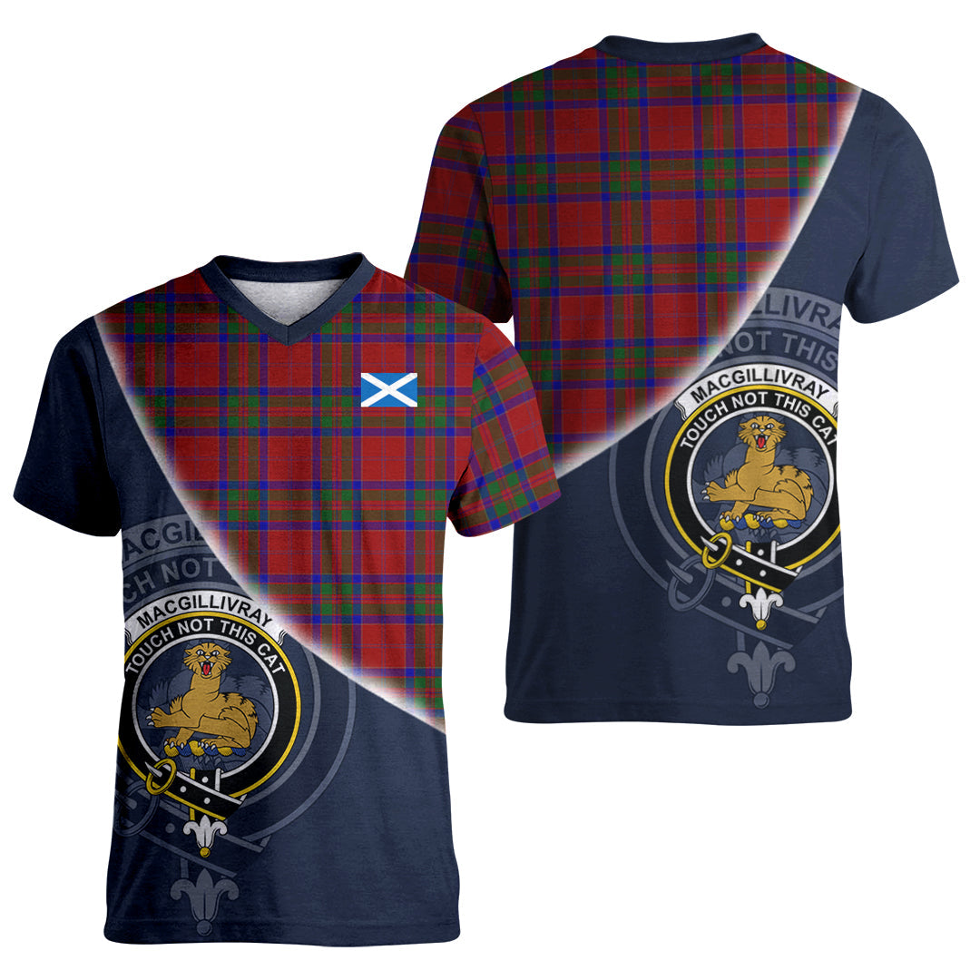 Printivon MacGillivray Tartan Scottish Crest T Shirt