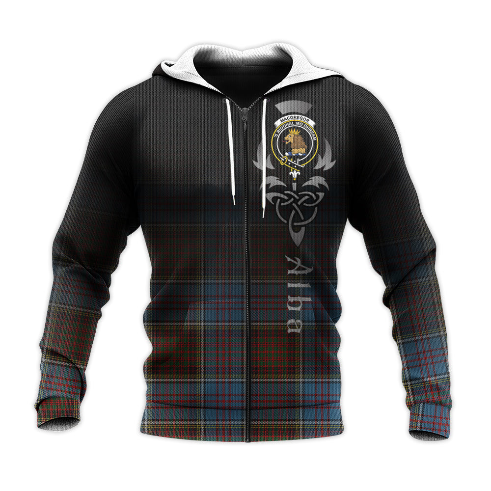 Printivon Macgregor Hastie Tartan Crest Alba Celtic Hoodie