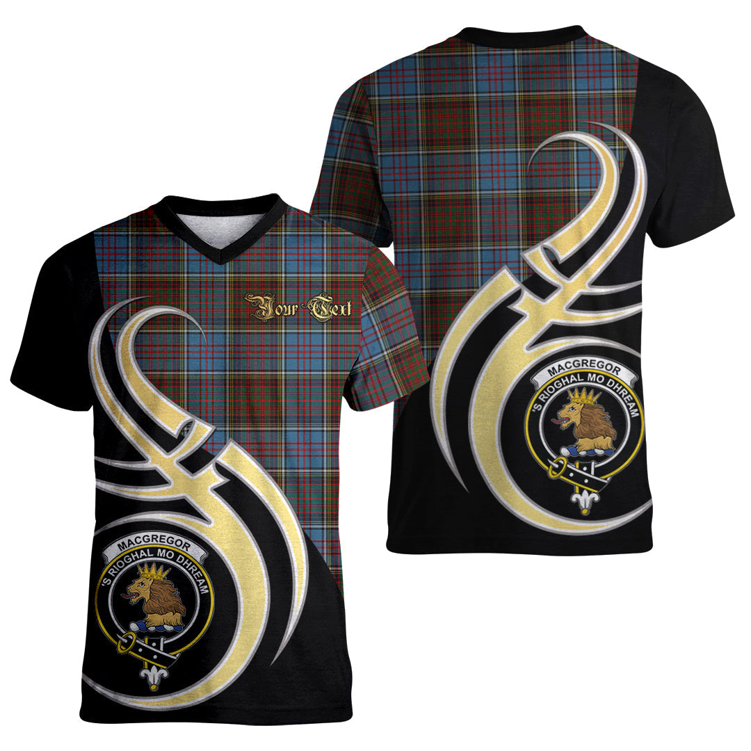 Printivon MacGregor Hastie Tartan Crest Believe In Me T Shirt