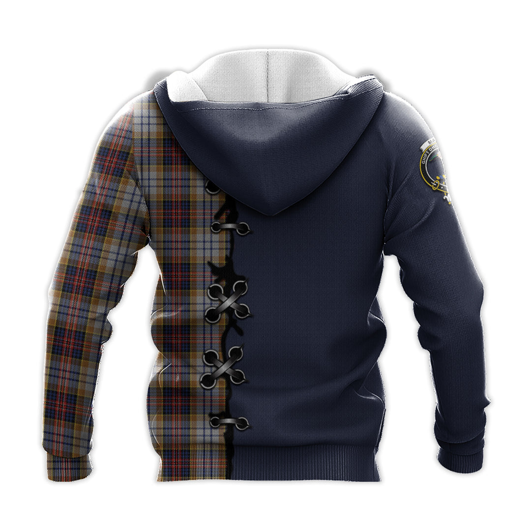 Printivon Macinnes Ancient Hunting Tartan Hoodie Lion Rampant And Celtic Thistle Style