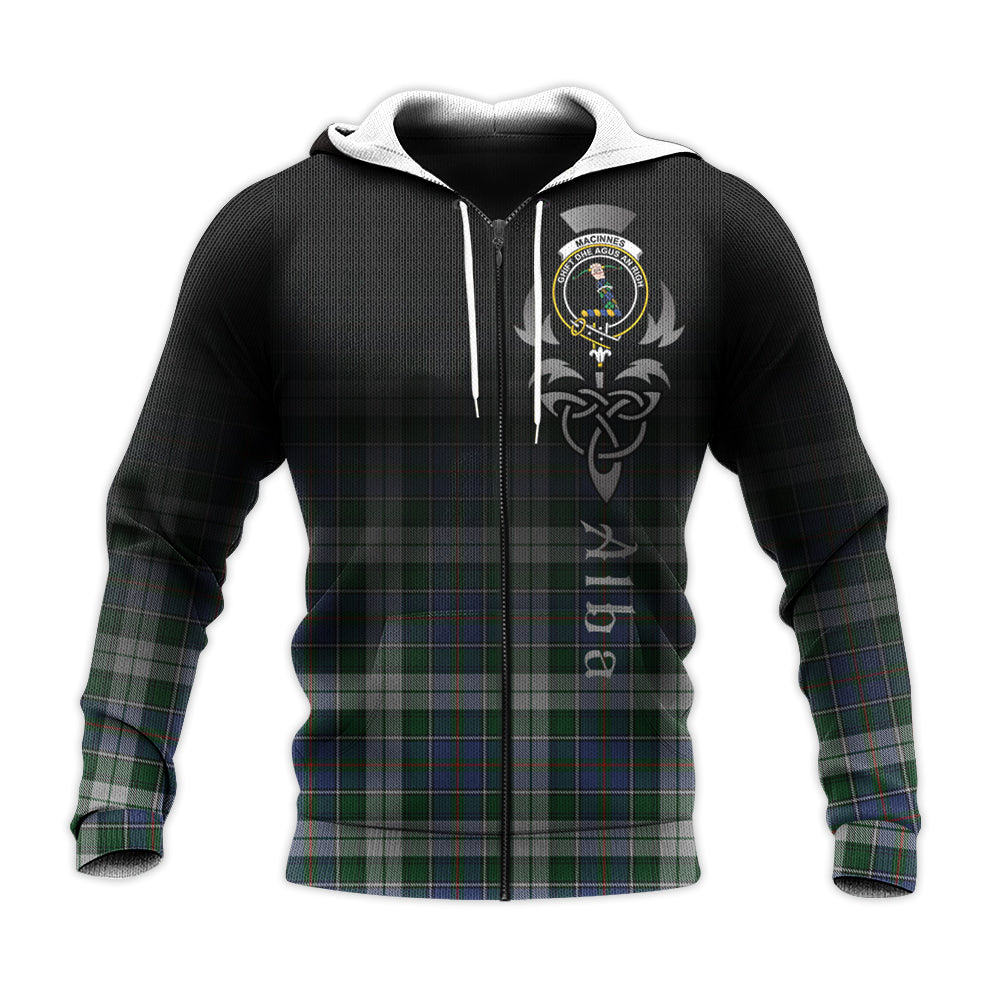 Printivon Macinnes Dress Tartan Crest Alba Celtic Hoodie