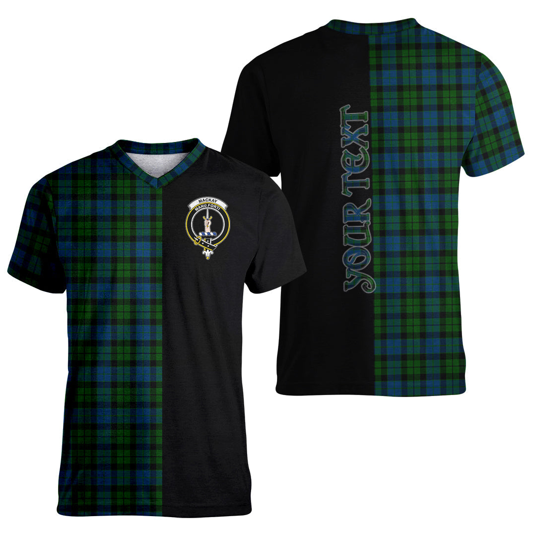 Printivon MacKay Modern Tartan Personalize Half T shirt