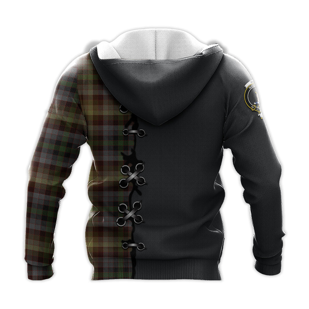 Printivon Mackay Of Strathnaver Tartan Hoodie Lion Rampant And Celtic Thistle Style