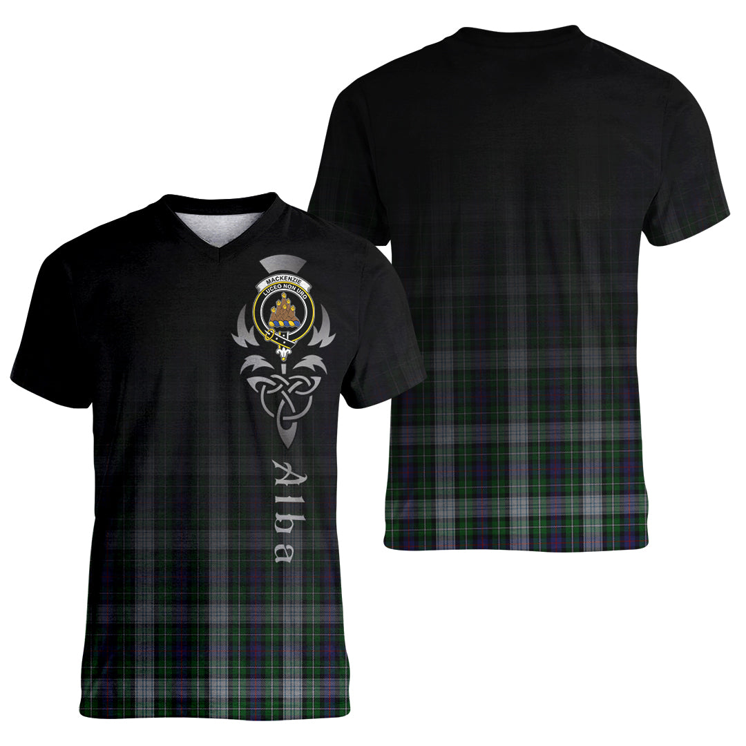 Printivon MacKenzie Dress Tartan Crest Alba Celtic T Shirt
