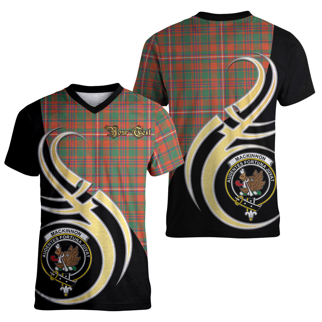 Printivon MacKinnon Ancient Tartan Crest Believe In Me T Shirt