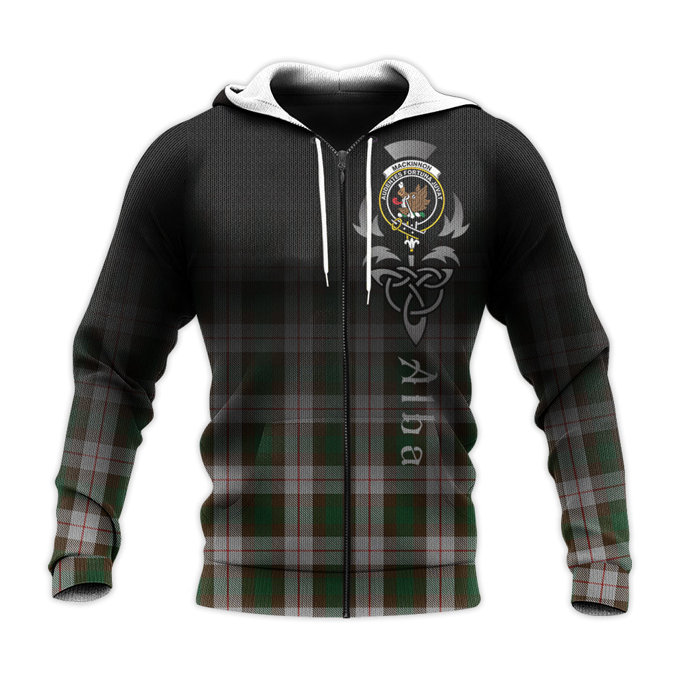 Printivon Mackinnon Dress Tartan Crest Alba Celtic Hoodie