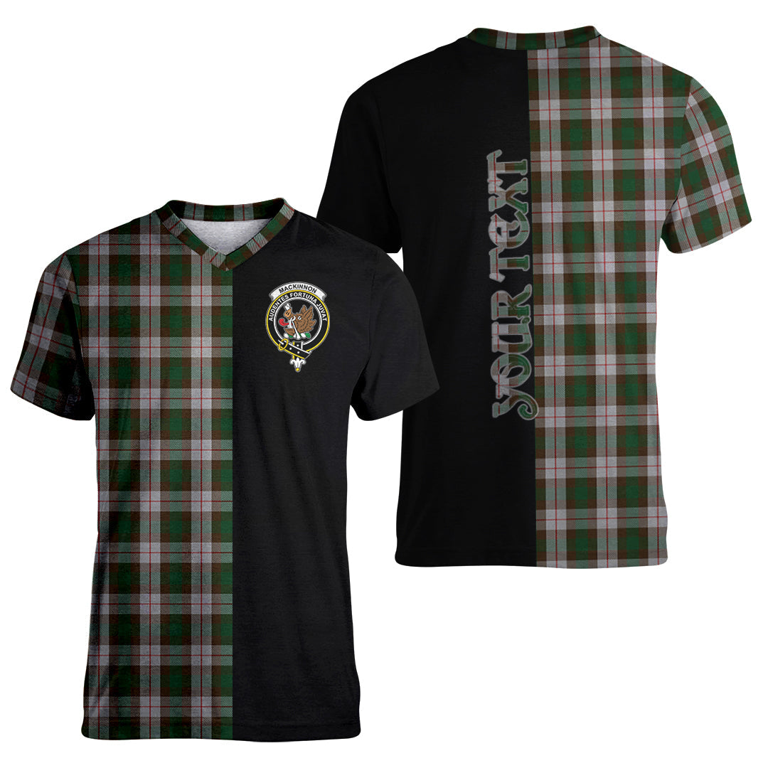 Printivon MacKinnon Dress Tartan Personalize Half T shirt