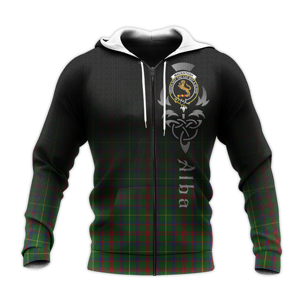Printivon Mackintosh Hunting Tartan Crest Alba Celtic Hoodie