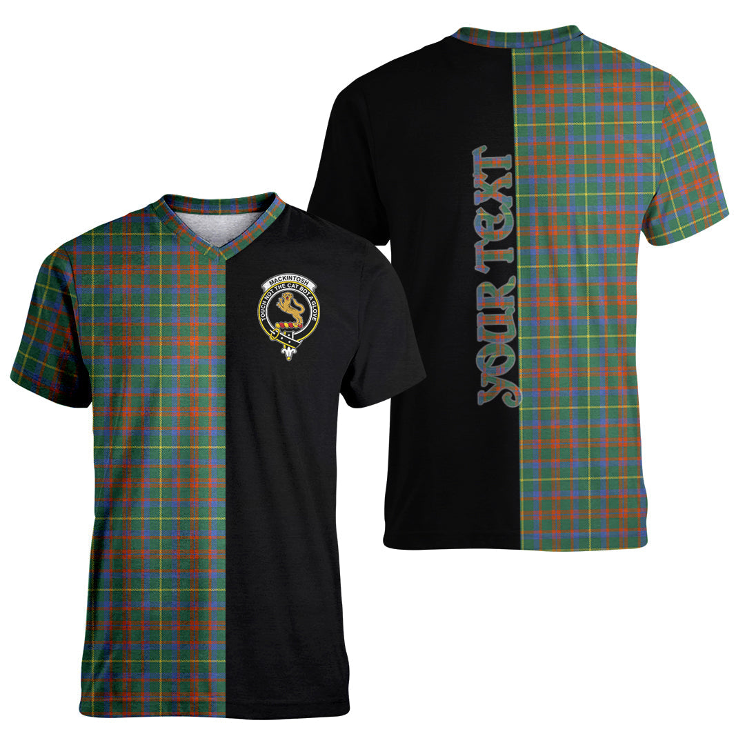 Printivon MacKintosh Hunting Ancient Tartan Personalize Half T shirt