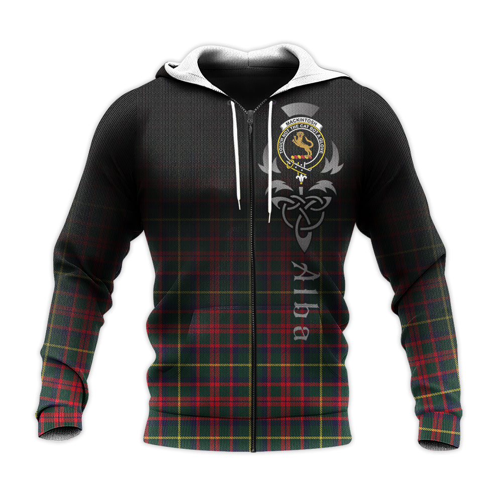 Printivon Mackintosh Hunting Modern Tartan Crest Alba Celtic Hoodie