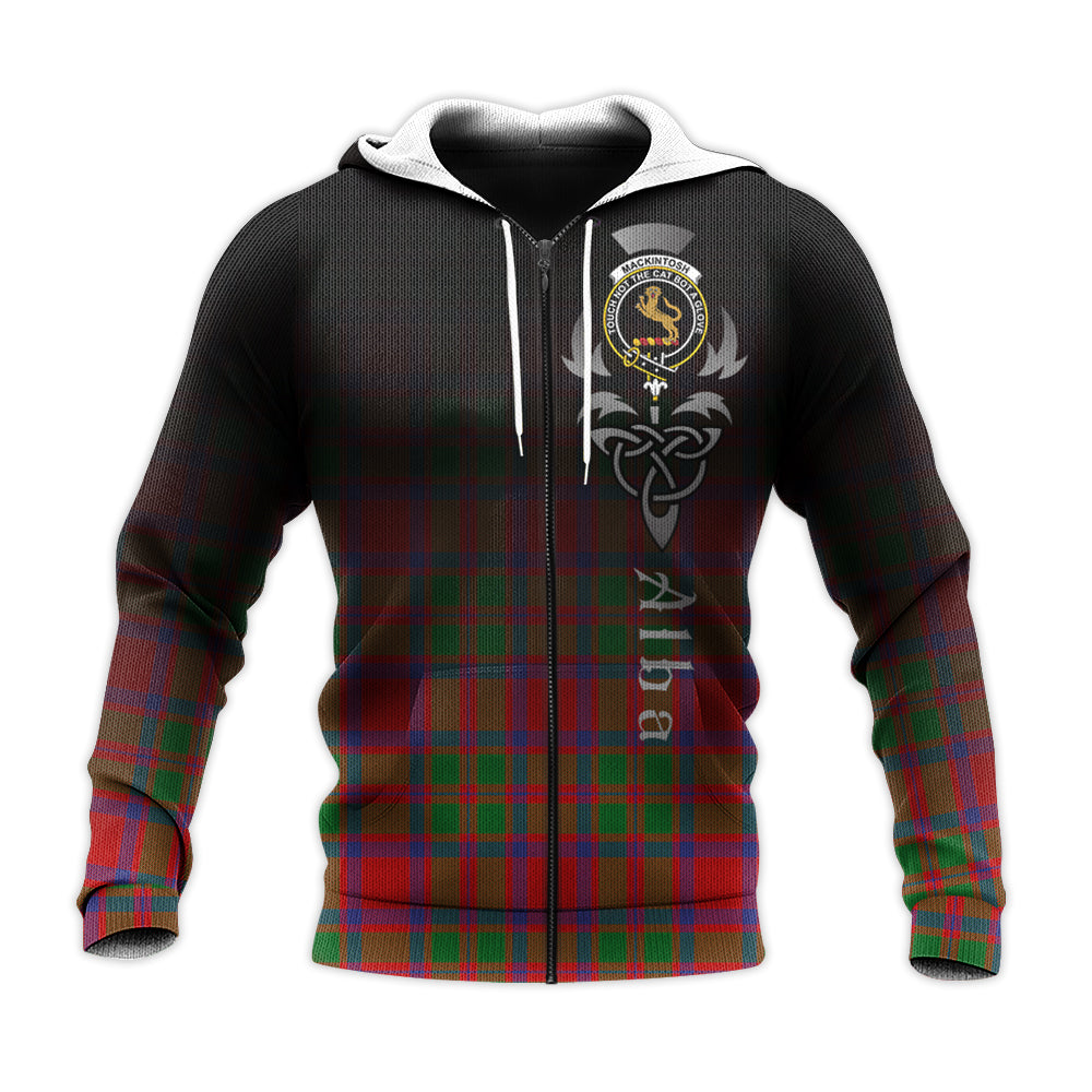 Printivon Mackintosh Modern Tartan Crest Alba Celtic Hoodie