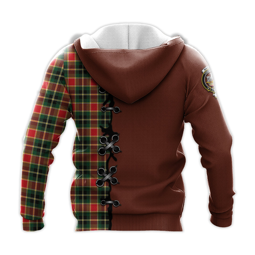 Printivon Maclachlan Hunting Modern Tartan Hoodie Lion Rampant And Celtic Thistle Style