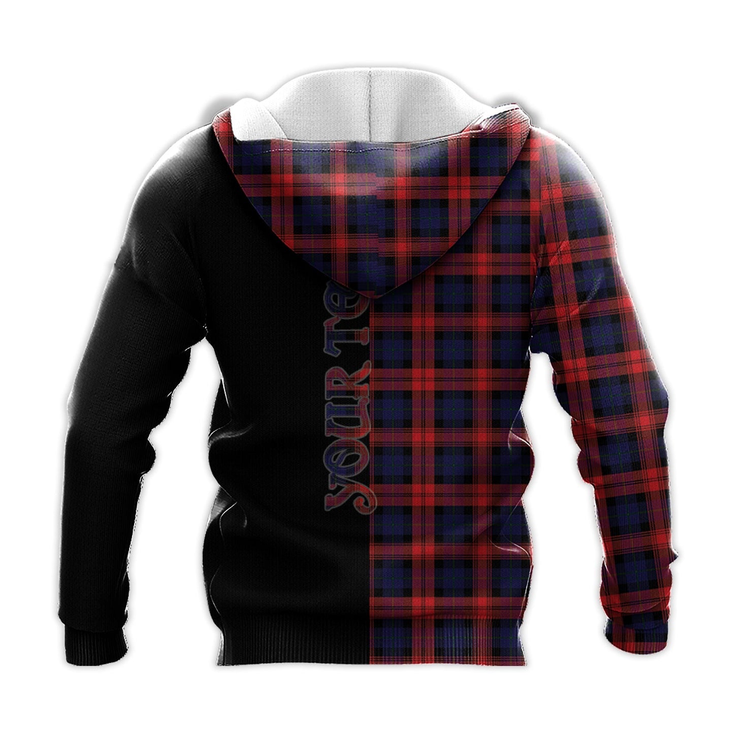 Printivon Maclachlan Modern Tartan Personalize Half Hoodie