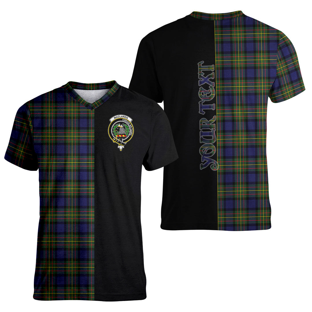 Printivon MacLaren Modern Tartan Personalize Half T shirt
