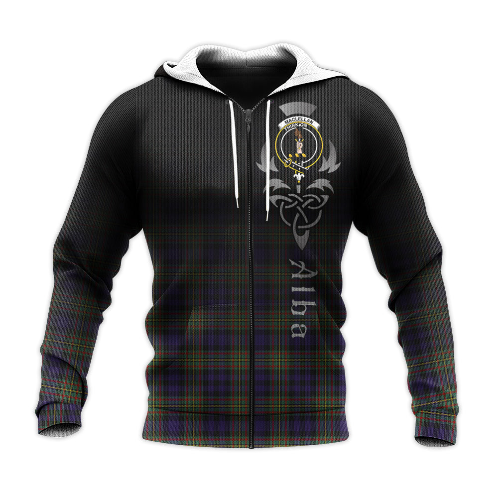 Printivon Maclellan Tartan Crest Alba Celtic Hoodie