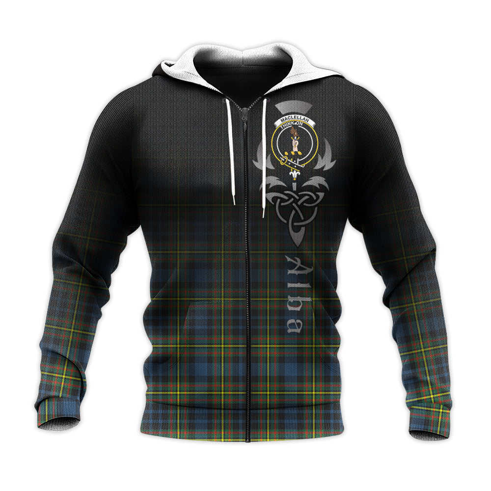Printivon Maclellan Ancient Tartan Crest Alba Celtic Hoodie