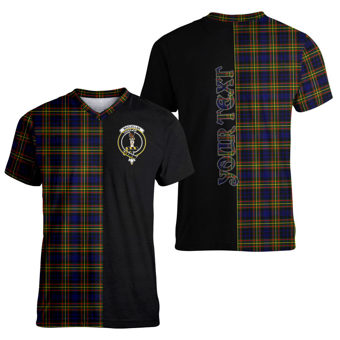 Printivon MacLellan Modern Tartan Personalize Half T shirt