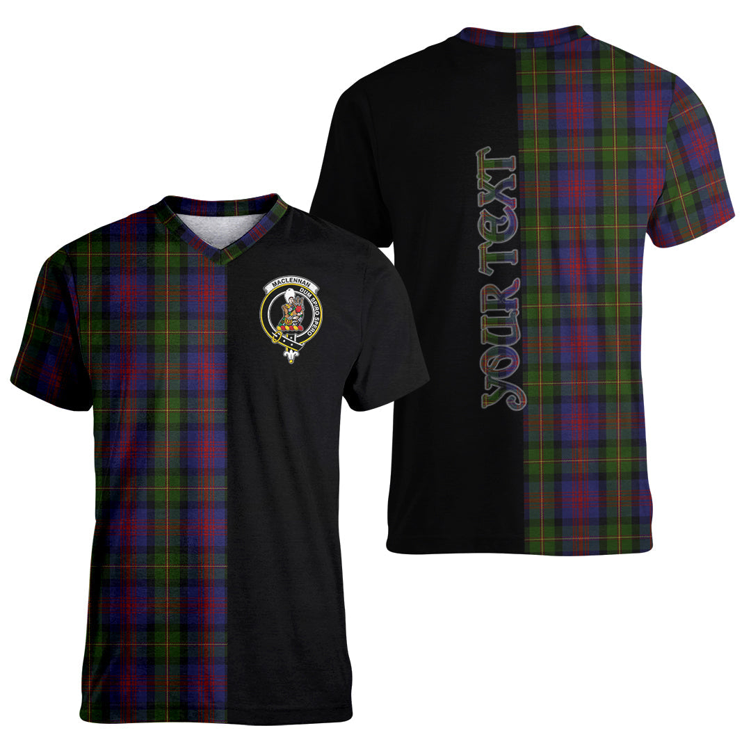 Printivon MacLennan Tartan Personalize Half T shirt