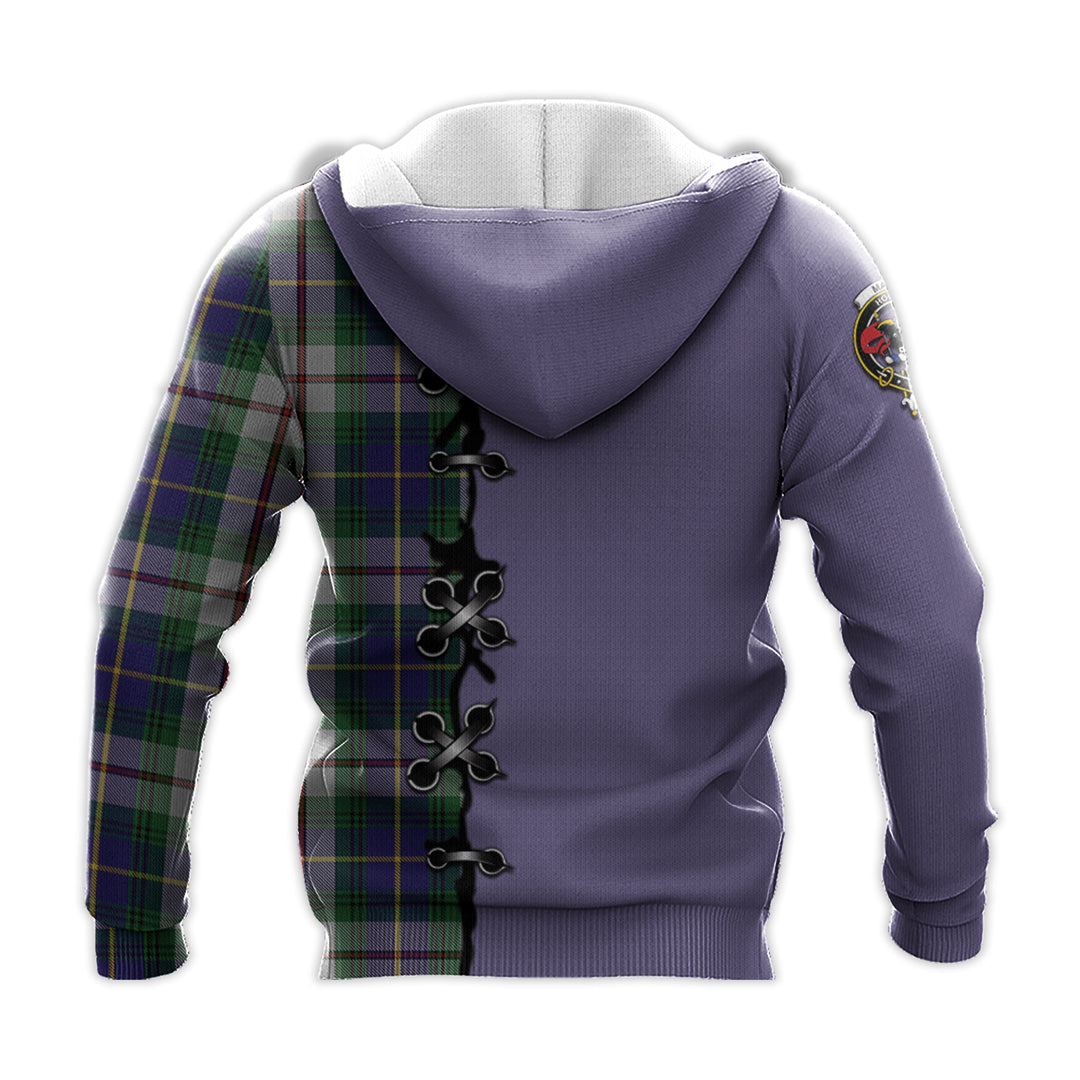 Printivon Macleod Of Californian Tartan Hoodie Lion Rampant And Celtic Thistle Style