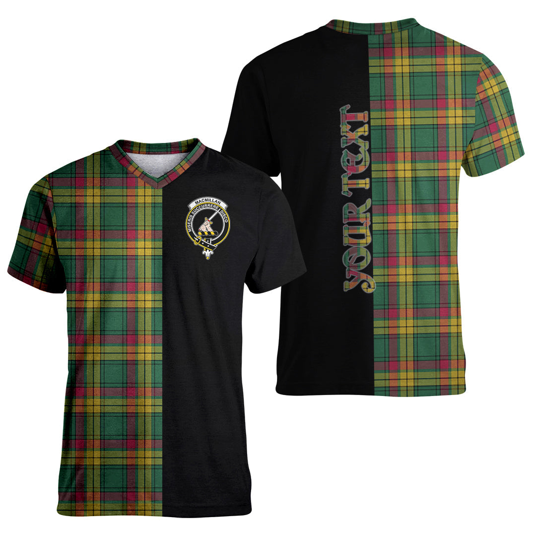 Printivon MacMillan Old Ancient Tartan Personalize Half T shirt