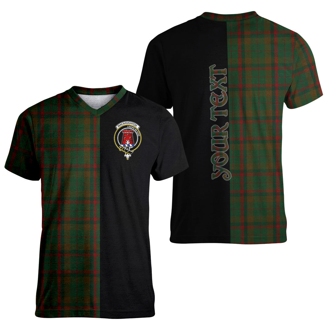 Printivon Macnaughton Hunting Tartan Personalize Half T shirt